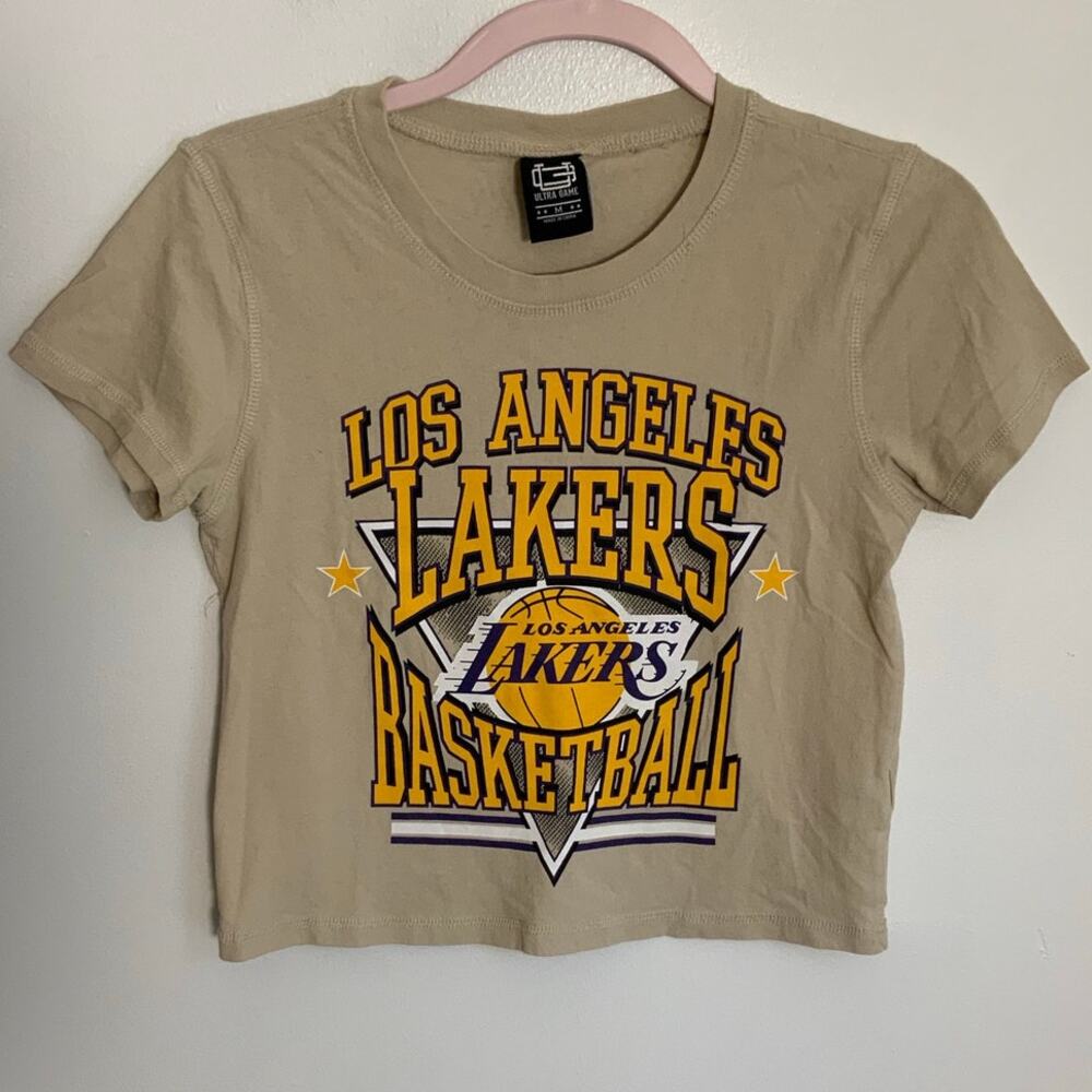 Ultra‎ Game Cropped Los Angeles Lakers t-shirt size medium